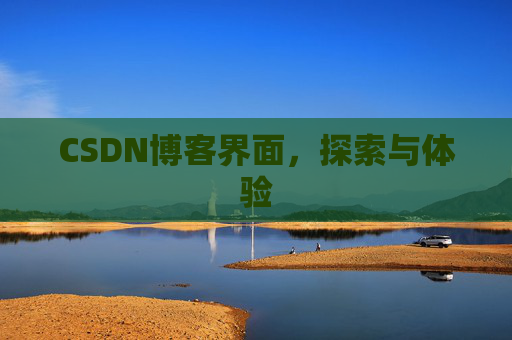 CSDN博客界面，探索与体验